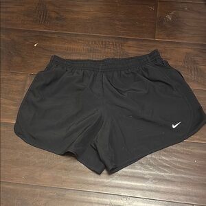 Nike Black Athletic Shorts Lightweight Elastic Waist M/L